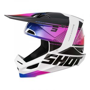 Shot Casque cross Furious Electron purple glossy- 2XL