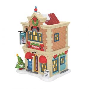 Enesco Department 56 Disney Village Minnie Mouse Dance Academy - Bâtiment illuminé de 7,83 Pouces Multicolore