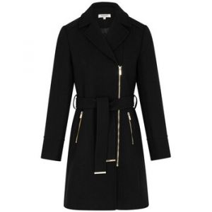 Morgan Manteau long ceinturé noir femme - Taille 36