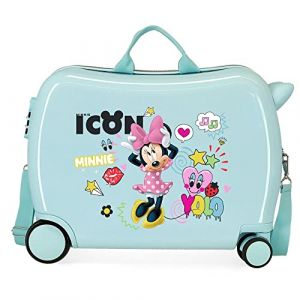 Minnie Happy lpers Valise Enfant Bleu 50x38x20 cms Rigide ABS Serrure à combinaison 34L 2,3Kgs 4 roues Bagage à main
