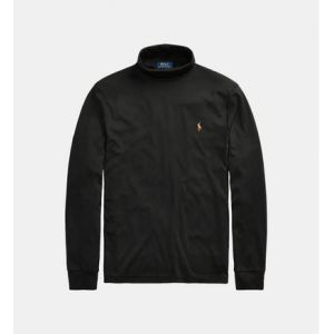 Ralph Lauren Sous-pull ajusté col roulé coton Pima Noir Polo - Couleur Noir - Taille M