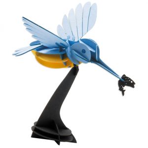 Fridolin Maquette 3d En Papier Martin-Pêcheur
