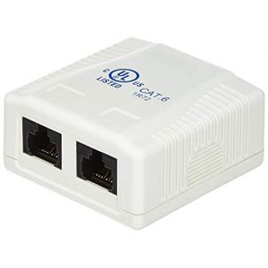 Image de Equip PRISE DE DONNÉES EN SAILLIE UTP, CAT.5, 2XRJ45, BLANC 235212