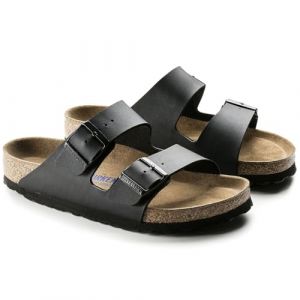 Birkenstock Arizona SFB Birko-Flor - Sandales Black 46 - Normal
