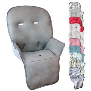 Monsieur Bébé Housse d'assise pour chaise haute bébé enfant gamme Ptit - Agate