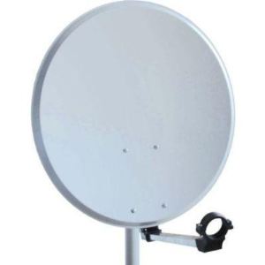 Image de Listo Antenne parabole en acier 60 cm Tête Twin LNB 36 dB