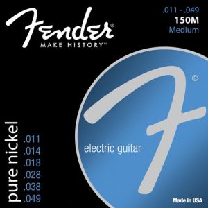 Image de Fender 150M Pure Nickel jeu de cordes médium pour guitare électrique