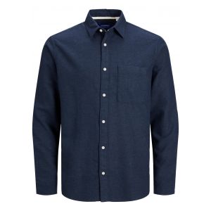 Image de Jack & Jones T- Shirt Jorroger Ls Chemise, Blazer Bleu Marine-Détails : mélangé, S Homme