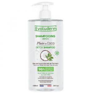 Evoluderm Shampooing Détox Pluie De Coco - Le Flacon De 1l