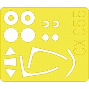 Eduard Accessoire Hawker Tempest Mk. V (pour maquettes Academy) (fait à partir de bande jaune de Kabuki japonais) 1/72EDUACX055 - Masques de verrière