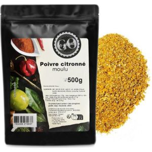 Poivre citronné moulu 500 g - LA PLANTIGO