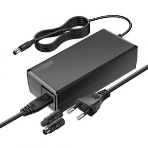 Chargeur &Eacute;lectrique pour Trottinette 84W DC 12V 7A avec 3 Embouts Interchangeables Max excell Noir