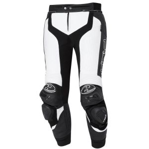Image de Held Pantalon cuir GRIND blanc/noir - FR-40