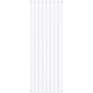 Sogood - Radiateur pour Chauffage Central Radiateur à Eau Chaude Design Vertical Panneau Monocouche Blanc 180x61cm - Blanc