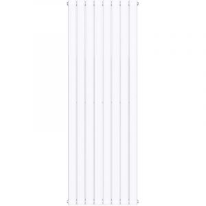 Sogood - Radiateur pour Chauffage Central Radiateur à Eau Chaude Design Vertical Panneau Monocouche Blanc 180x61cm - Blanc