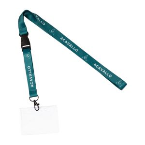 Porte-badge avec cordon et logo Acavallo
