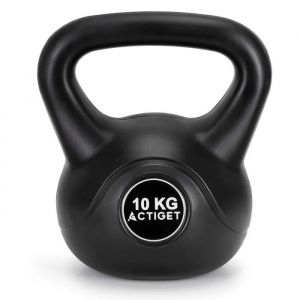 Kettlebell D'exercice, Halt&egrave;re Actiget 10 Kg, Kettlebell D'entra&icirc;nement Abs, Boule Noire