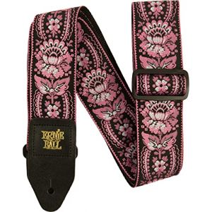 Ernie Ball Pink Orleans Jacquard Guitar Strap