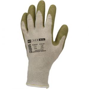 Coverguard Gants anti-chaleur en coton et pe recycl&eacute; avec paume enduit latex euroheat green (Pack de 10) 9 - Blanc