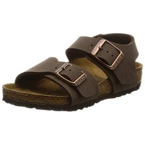 Image de Birkenstock New York, Sandales Bride arri&egrave;re gar&ccedil;on, Marron (Mocca), 26 EU