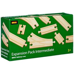 Brio Coffret évolution intermédiaires de rails en bois 16 pièces