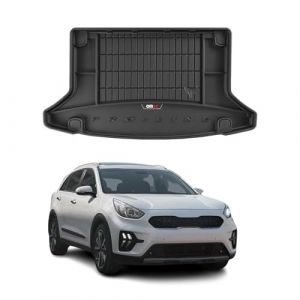 Omac Tapis de Coffre pour Kia E-Niro 2018-2022 TPE Noir