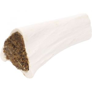 Flamingo Os de Buffle au Calcium avec Tripes 7,5cm – Friandise Naturelle à Mâcher – Nettoyage Dentaire et Apport en Calcium – sans Additifs – pour Moyens et Grands Chiens