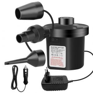 Electric Air Pump Deflator Inflator, Inflator 240V50W, with 3 Nozzles High Power Paddles Pump for Air Mattresses, Inflatable Mattre