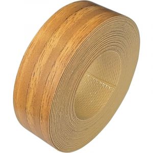 Cyclingcolors 1x Bande de Chant Thermocollant 21mm x 5m Epaisseur 0,50mm Mélaminé Facile à Appliquer Bricolage Étagère Meuble Panneau Bois Durable, noyer