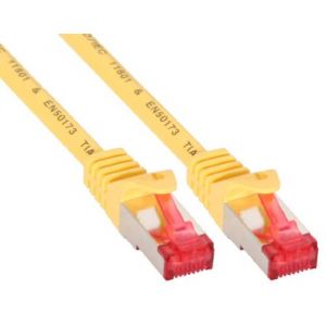 Inline 76420Y - C&acirc;ble patch UTP Cat.5e vert 0,5m