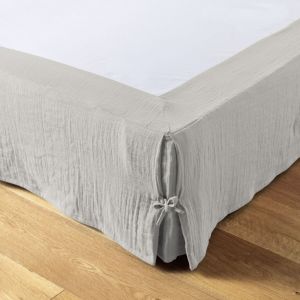 Cache Sommier 90x190 Cm Gaze De Coton Nuage