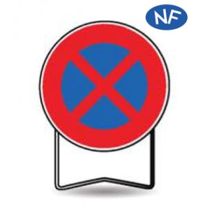 Taliaplast 524108 - Panneau signalisation prescription b6d arrêt interdit c2 850mm