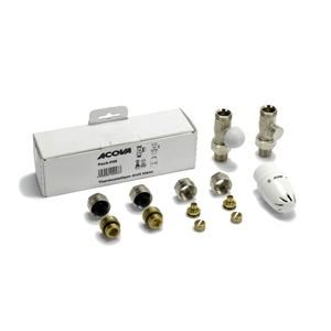 Image de Acova 841068 - Pack Robinetterie thermostatique droit blanc