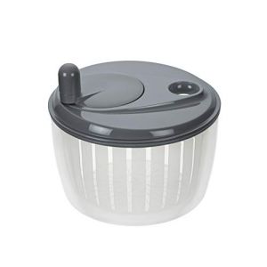 Lurch 10222 Essoreuse à Salade avec Manivelle Plastique Gris 20 x 15 x 10 cm