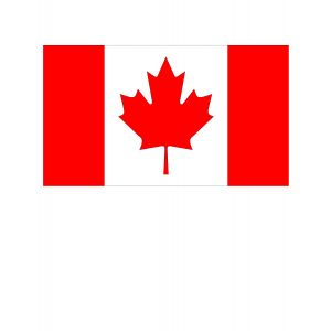 Drapeau supporter Canada 150 x 90 cm
