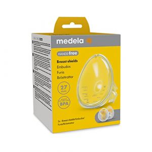 Image de Medela Téterelles mains libres, 2 téterelles, sans BPA, accessoires pour tire-lait mains libres, accessoires pour collecteur mains libres