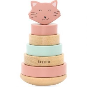 Trixie Pyramide à empiler en bois Mrs. Cat