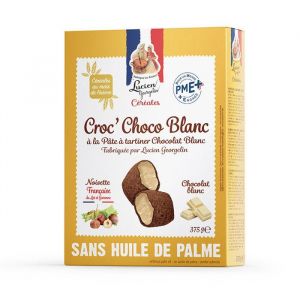 Lucien georgelin Céréales fourrées à la pâte à tartiner aux noisettes et chocolat blanc létui 375g