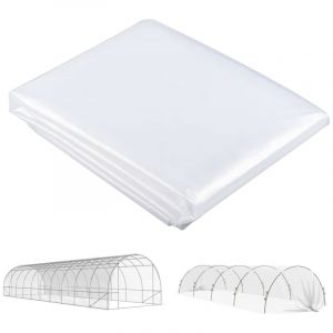Film de serre tunnel 6x10m en plastique imperm&eacute;able avec protection UV extr&ecirc;mement &eacute;pais et solide