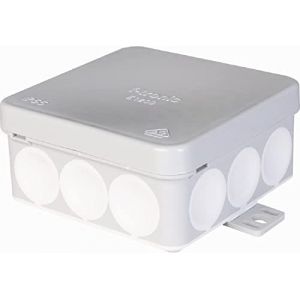 Kopp Boîte De Dérivation Avec Membranes Traversantes IP54, 85 x 85 x 40 mm, Gris IP54 85x85x40mm Gris