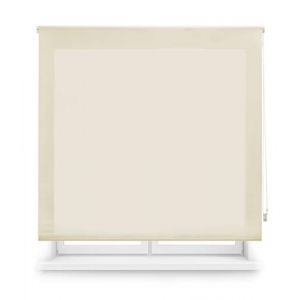 Blindecor Ara | Store enrouleur translucide uni - Beige, 110 x 175 cm (largeur x hauteur) | Taille du tissu 107 x 170 cm | Stores pour fen&ecirc;tres