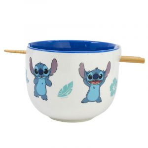 Lilo & Stitch Bol à ramen avec baguettes Stitch