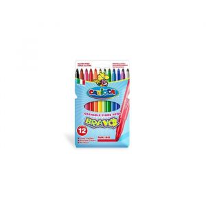 Carioca Bravo stylo-feutre Extra-large Multicolore 12 pièce(s)