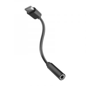 Muvit For Change Adaptateur USB-C vers Jack 3,5 mm Noir