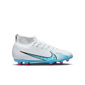 Nike Chaussure de football à crampons multi-surfaces Jr. Mercurial Superfly 9 Club FG/MG pour Jeune enfant/Enfant plus âgé - Blanc - Taille 33.5 - Unisex