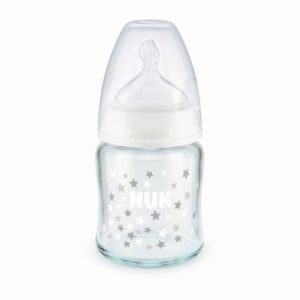 Nuk Biberon en verre First Choice+ avec temperature control 0-6 mois 120 ml