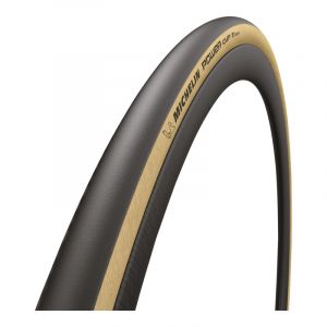 Image de Michelin Pneu route 700x28 Tubeless Power Cup GUM-X Classic noir flanc