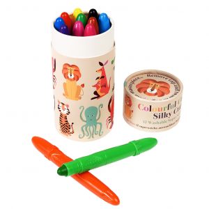 Lot de 12 Crayons soyeux Rex London Colourful Creatures