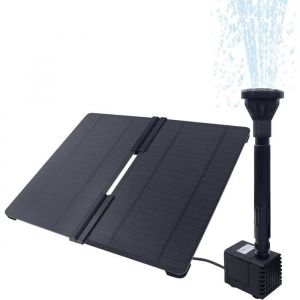 Yuenfong Fontaine Solaire Extérieur 20w - Pompe Bassin Solaire - Pompe À Eau Pour Jardin, Fontai, Petit Étang