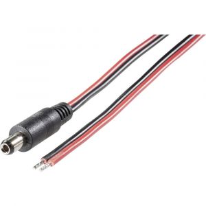 Tru Components Câble de connexion basse tension 1582295 DC mâle - extrémité(s) ouverte(s) 5.5 mm 2.5 mm 2 m 1 pc(s)